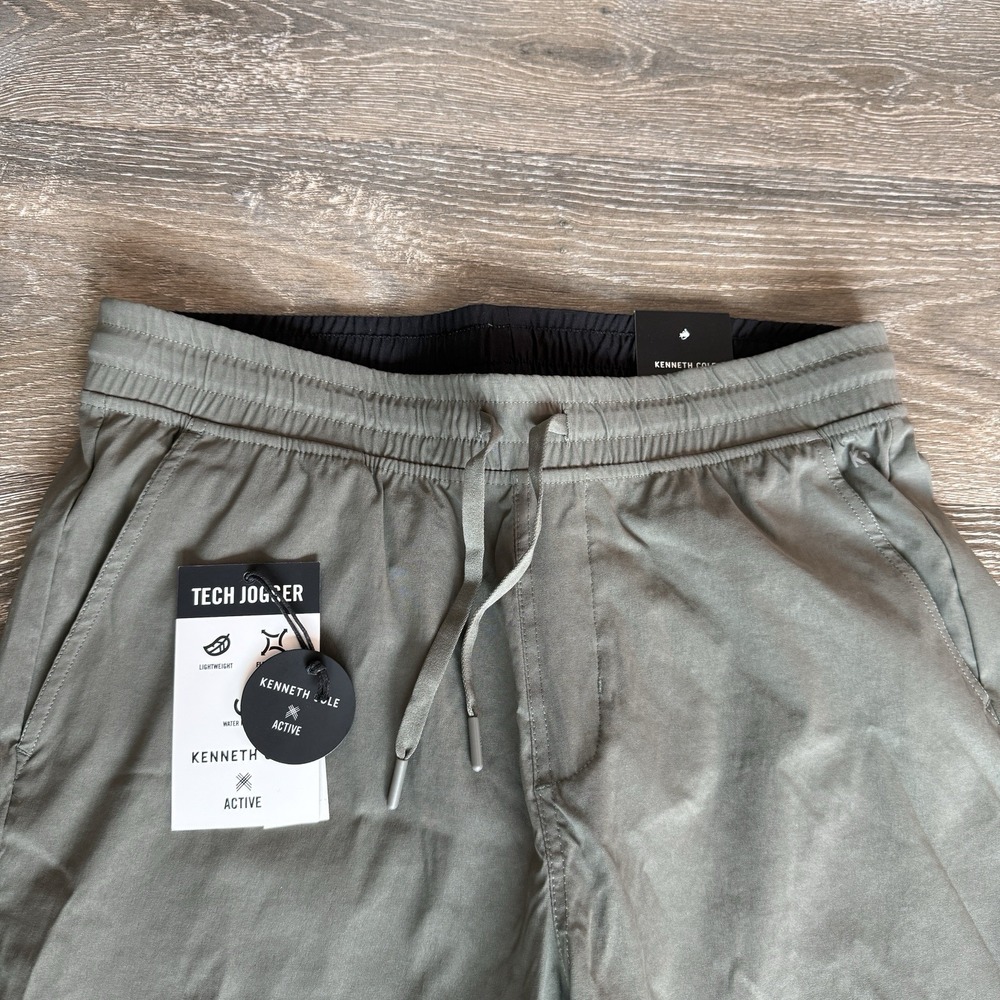 Kenneth Cole Active Tech Jogger Ankle Zip Slim Lightweight Fatigue Size Large - Picture 3 of 8